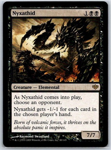 Scheda mtg nyxathid conflux - scheda,